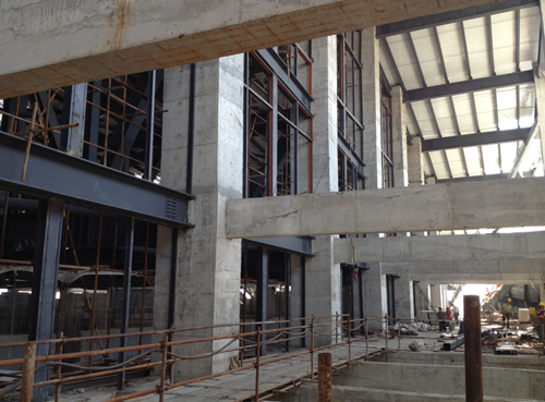 武漢國博內部隔墻板工程展示一