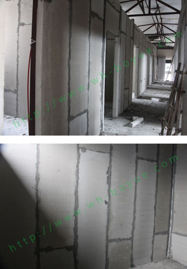 湖北博悅佳實(shí)業(yè)有限公司請(qǐng)孩子隔墻板施工案例