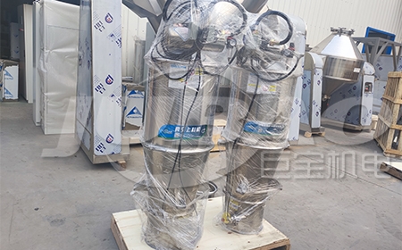 河北石家庄丁女士输送石灰粉末真空上料机发货