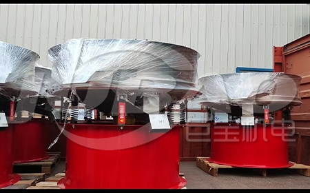 甘肃连先生订购的一批浆液筛发货