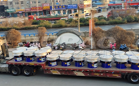 内蒙乌兰察布客户订购的直径600mm浆液筛发货