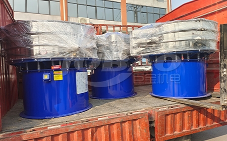 焦作温县齐先生订购的1500mm旋振筛发货