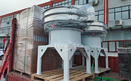 江西客户订购的高底座振动筛发货