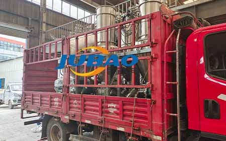 安徽客户订购的4台大肚式上料机发货