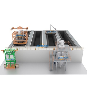 隧道窯坩堝裝填充機