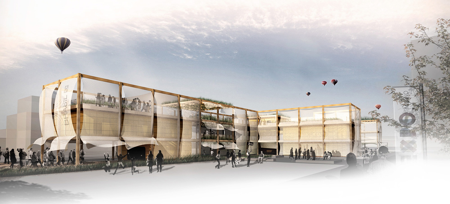 項目描述：
&ldquo;在2015世博會將巴西館是我們球隊的&ndash;意味著設計一個建筑，來到巴西參加恢復如此重要的國際事件和理解，這提供了一個獨特的競賽和寶貴的歷史時刻，建筑能在這樣一個繁榮的方式，其人文主義的作用行使責任的雙重挑戰，刺激社會通過新的概念和想法。&rdquo;
